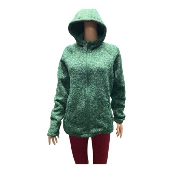 Mountain Warehouse - EC - Emerald Green Women's Zip-Up Hooded Jacket - Picture 1 of 6